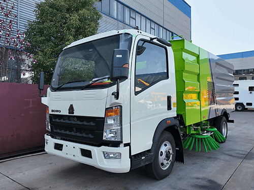 ROAD SWEEPER TRUCK WITH DUST BIN AND WATER TANK-2