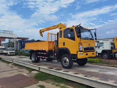 Sinotruk Howo 4X2 Grúa Camión Ligero-3