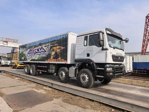Caminhão para serviço pesado SINOTRUK HOWO TX 8x4 Box Body-5