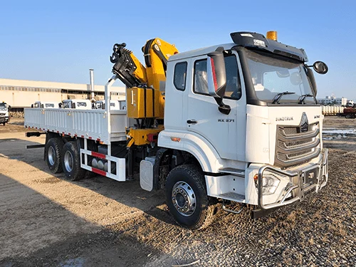 Camión grúa SINOTRUK NX 6X4 - Grúa de nudillos de 12 toneladas-4