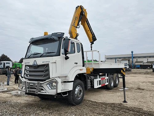 Camión grúa SINOTRUK NX 6X4 - Grúa de nudillos de 12 toneladas-8