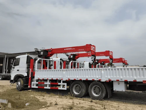 Sinotruk Howo Camión Grúa-4