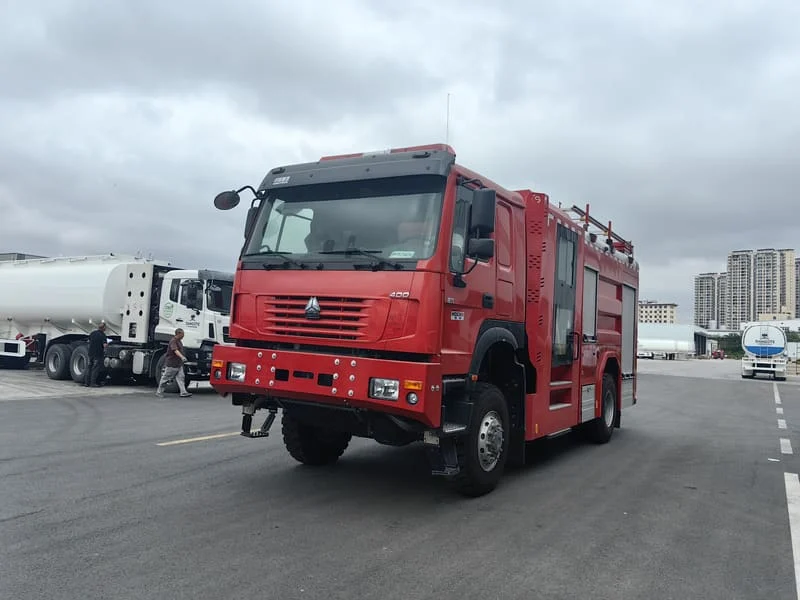 SINOTRUK HOWO 4X2 Fire Truck-3