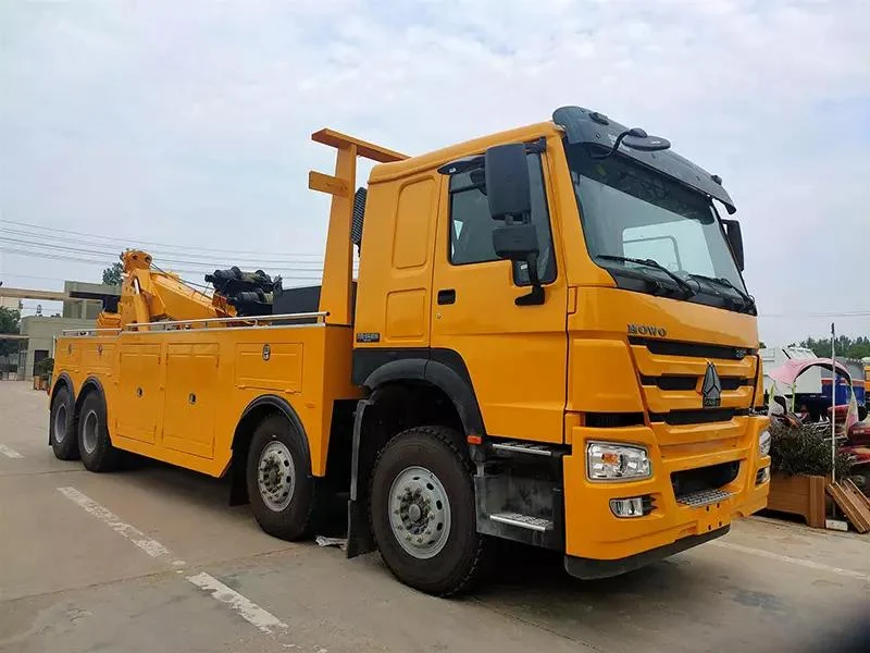 SINOTRUK HOWO 8×4 Wrecker Truck-3