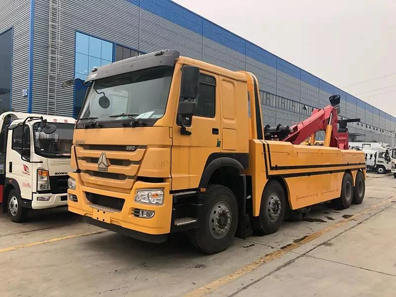 SINOTRUK HOWO 8×4 Wrecker Truck-4